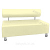 Офісний диван AVVS для очікування/приймальної 150 см ніжки 14см бежевий