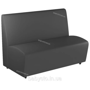 Офісний диван AVVS для очікування/приймальної 85x120 см світло-сірий